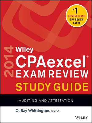 cover image of Wiley CPAexcel Exam Review 2014 Study Guide, Auditing and Attestation